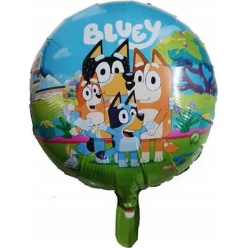 Balónek Pejsci fóliový balónek velký narozeniny dekorace narozeninové BLUEY BINGO