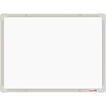 Kancelářský nábytek Keramická tabule na fixy se stříbrným rámem 060 x 045 cm