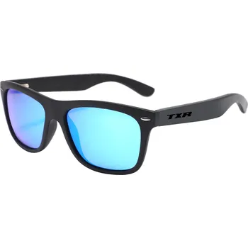 Sluneční brýle TXR Bambusové sluneční brýle Marc černo-modré (Sluneční brýle; bambusové; UV filtr; polarizované)