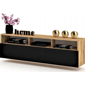 Komoda Závěsná skříňka pod TV Komoda PLAY Craft Černá 140