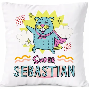 Obraz Dárek Polštář pro Krystiana, syna dítěte s potiskem