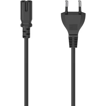 Napájecí kabel Hama síťový napájecí kabel, euro vidlice, 5 m, černý