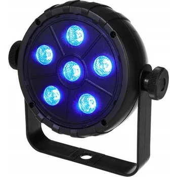 Lampička Lampa 6x3W USB-C 6 LED RGB USB Party diskotékový reflektor na párty