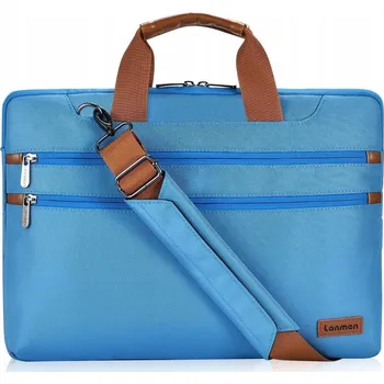brašna na notebook LONMEN Pouzdro na notebook 15.6" Vodotěsné, Funkční, Modré