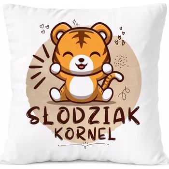 Polštář Dárek Polštář pro Jakuba, syna dítěte s potiskem