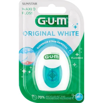 Zubní nit Sunstar GUM Original White zubní nit 30 m 1 kus