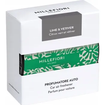 Vůně do auta Millefiori ICON osvěžovač vzduchu LIME & VETIVER