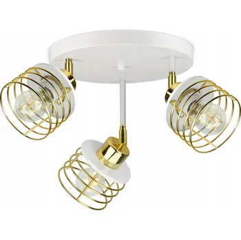 Lampa Stropní Svítidlo Lustr GLAMOUR Zlatý Chrom Měď