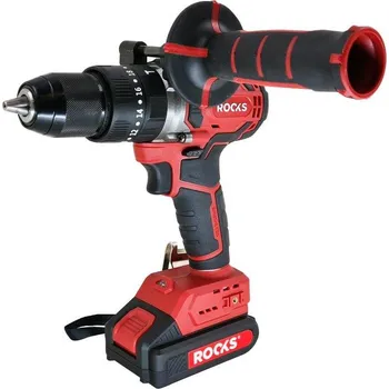 ROOKS 20V AQ-ONE 90Nm Příklepová vrtačka/šroubovák + baterie, nabíječka, pouzdro