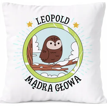 Polštář Dárek Polštář pro syna s potiskem v srpnu