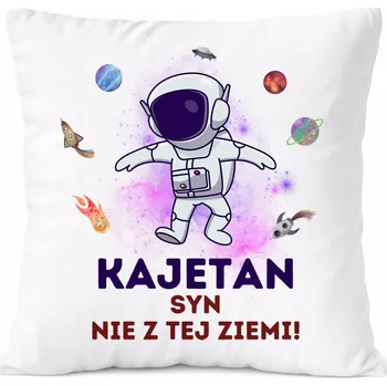 Polštář Dárek Polštář pro Lucjana, syna dítěte s potiskem