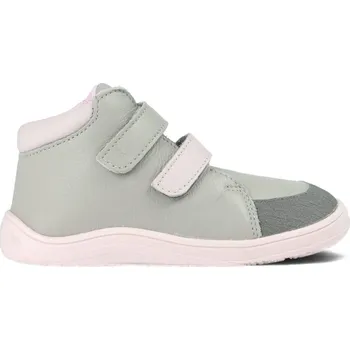 Dívčí zimní obuv BABY BARE FEBO FALL Grey/Pink Asfaltico | Dětské celoroční barefoot boty
