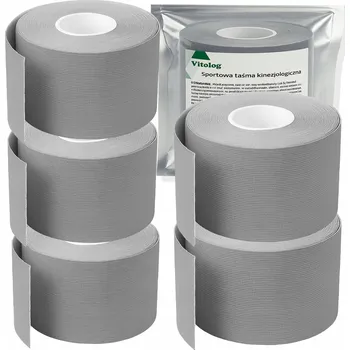 Zdravotnický materiál Elastická kineziologická tejpovací páska Vitolog modrá 5 m x 5 cm CE