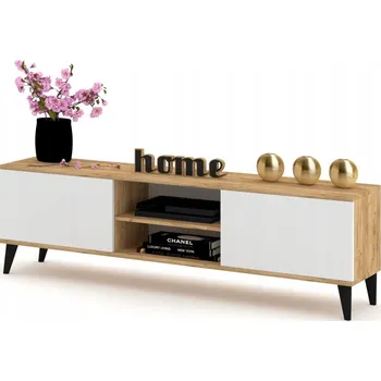 Komoda TV stolek Komoda Police Craft Bílá Černá Skandi