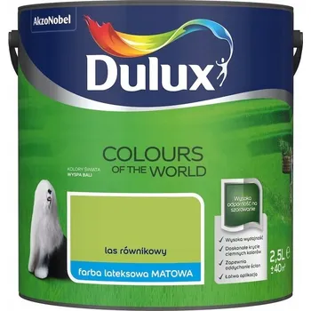 barva na zeď Barva nástěnná barva Dulux 2,5 l Rovníkový les matný