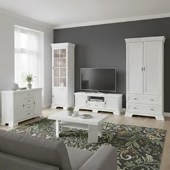 Obývací stěna Obývací stěna KORA a | 5 dílů | sestava C | 304 cm + 128 cm + 120x80 cm | andersen