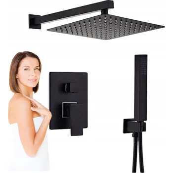 Sprchový set SPRCHOVÝ SET ZAPUŠTĚNÝ POD OMÍTKU BASILIO ČERNÝ SMARTBOX