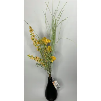 umělá květina Umělá kytice v keramické váze