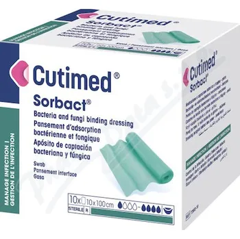 Krytí na ránu Cutimed Sorbact antimikr.krytí příř.10x100cm 10ks