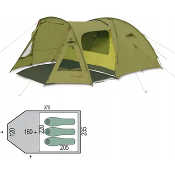 Stan Pinguin třímístný kempingový Stan , velký zelený