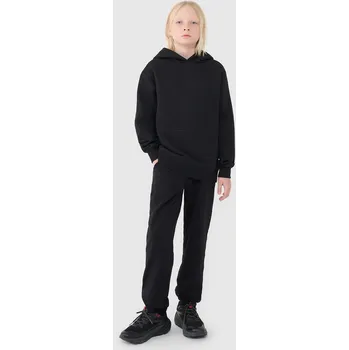 Chlapecké tepláky joggery černé 4F velikost 140 (9-10 let)