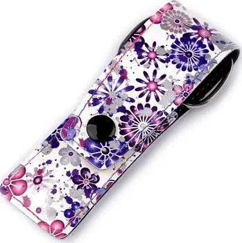 Solingen Kapesní manikúra Solingen, fialovo-růžové kytičky