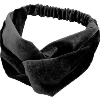 Čelenka Elastická kosmetická čelenka černá