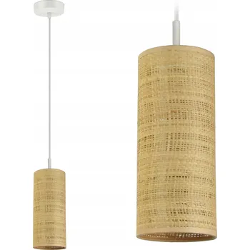 Závěsné svítidlo Lustr Stínidlo Tuba Ratan LED E27