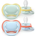 PHILIPS AVENT Šidítko Ultra air 0-6 m 2 ks Philips Avent Chlapec (modrá/zelená)