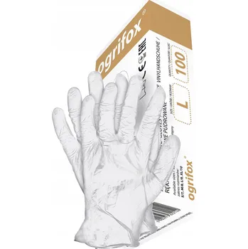 Pracovní oblečení Rukavice na jedno použití vinylové vel. S 100 ks