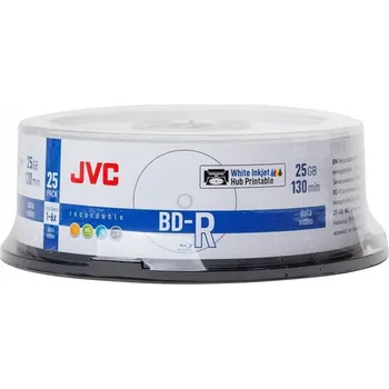 Optické médium Blu-ray disk JVC BD-R 25 GB, 25 ks