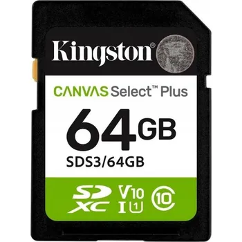 Paměťová karta Paměťová karta Kingston 64GB SD Select Plus UHS-I V10