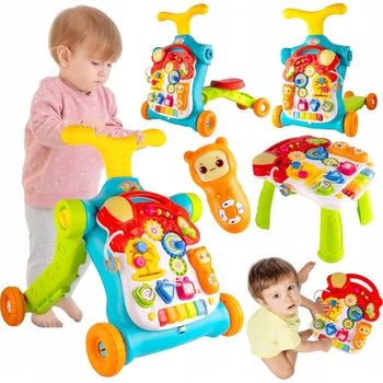 Odrážedlo ODRÁŽEDLO KOLOBĚŽCE AUTÍČKO STŮL ODRÁŽEDLO INTERAKTIVNÍ VZDĚLÁVACÍ 5 v 1