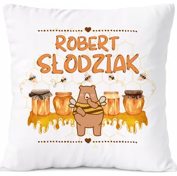 Polštář Dárek Polštář pro Adama, syna, dítě s potiskem