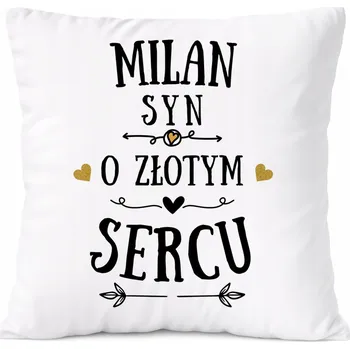 Polštář Polštář Dárek pro Luciana Syna dítěte s potiskem s fotografií