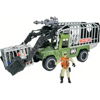 autíčko Voják Lovec dinosaurů set s nákladním autem 40 cm