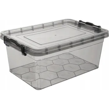 Dóza na potraviny Nádoba na potraviny s víkem šedá 9 l