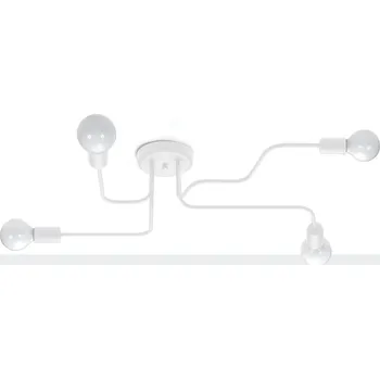 Lustr VECTOR 4 bílý stropní svítidlo do obýváku, kuchyně, nad stůl LED