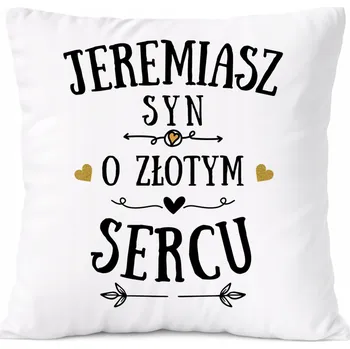 Polštář Polštář Dárek pro Emanuela Syna dítěte s potiskem s fotografií