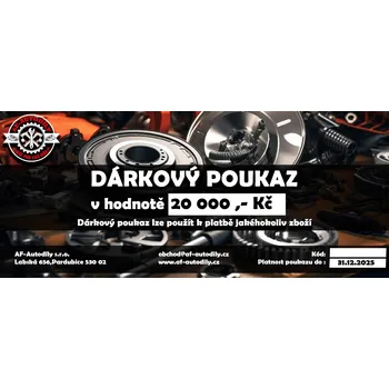 Dárkový potravinový koš Dárkový poukaz 20000,-Kč