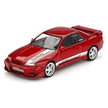 autíčko MINI GT Nissan Skyline GT-R (R32) VeilSide Combat C-I Gem Red blister 00987