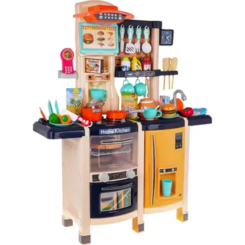 Dětská kuchyňka Kitchen Kitchenette with Light and Sound Function 65 pcs. Blue