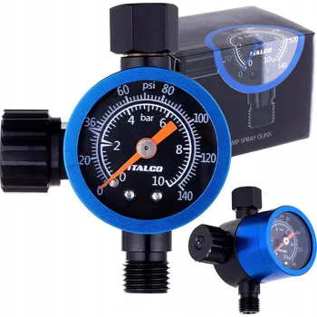 Příslušenství ke kompresoru REDUKTOR TLAKU PRO PISTOLE MEMBRÁNOVÝ S MANOMETREM