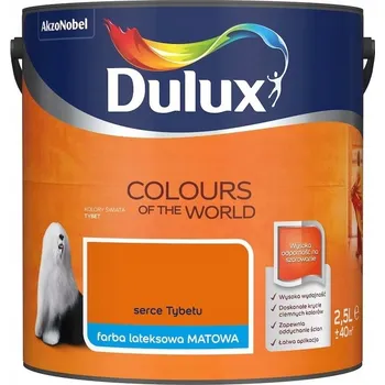 barva na zeď Dulux Latexová Barva na zeď 2,5 l Matná Srdce Tibetu