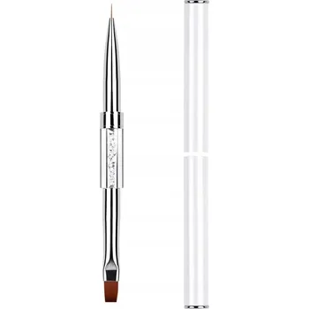 Kosmetický štětec Štětec na gel OBOUSMĚRNÝ plochý + precizní