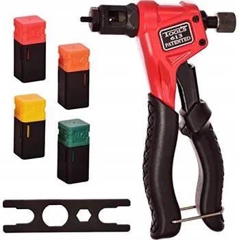 Nýtovací pistole RUČNÍ Nýtovací kleště pro nýtovací matice M3 M4 M5 M6, sada v krabici