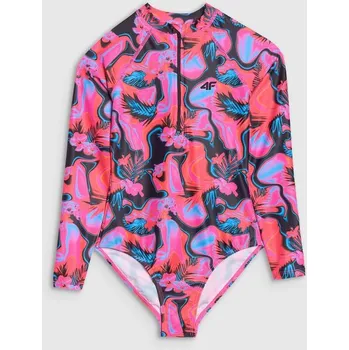 Dámské plavky Dívčí jednodílné plavky 4F 4FJWSS25USWSF094-90A 146/152