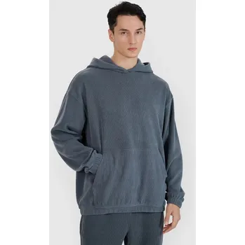 Pánské oblečení Pánská nepropínací mikina s kapucí 4F 4FRSS25TSWSM2181-22S pánská XL