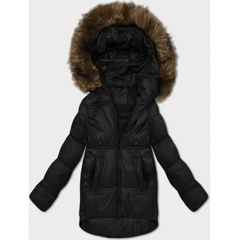 Černá dámská bunda typu bublina s kapucí S'West (B8280-1) odstíny černé L (40)