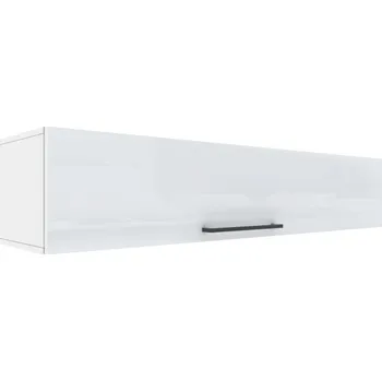 Komoda Závěsná TV skříňka / Komoda SIMPLY UP Bílá Lesklá 100 cm
